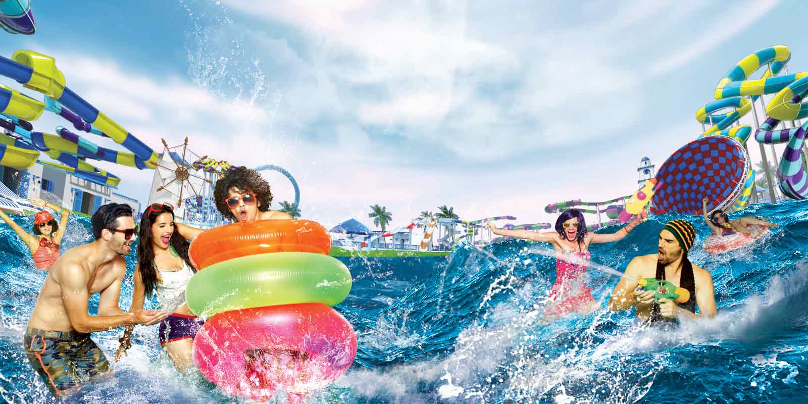 plan a trip to a water park with your family to take a plunge in the cool w...